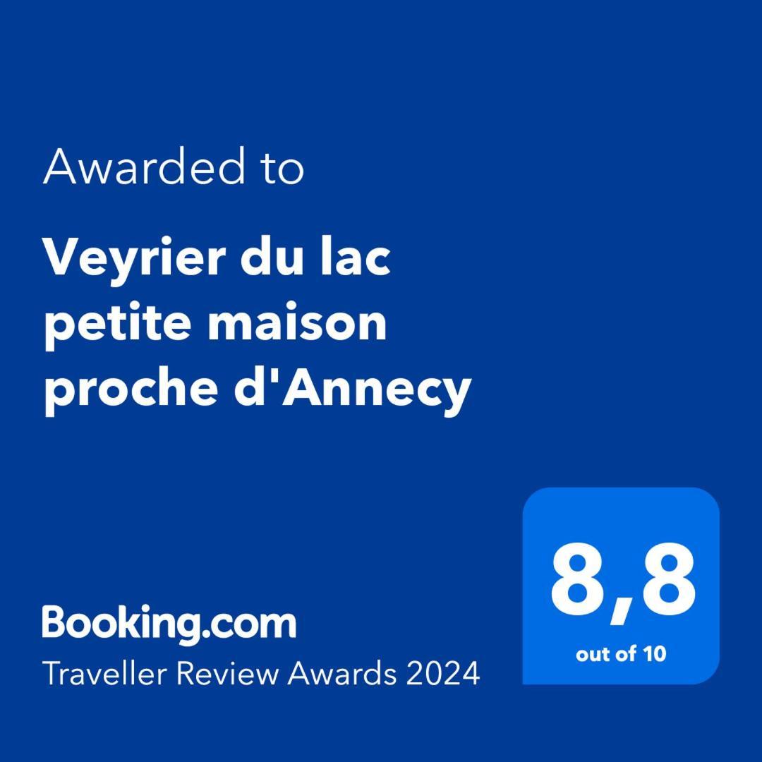 Veyrier Du Lac Petite Maison Proche D'Annecy Exteriör bild